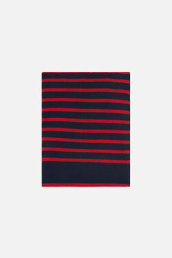 Écharpe Moelya 100% cachemire bleu marine femme