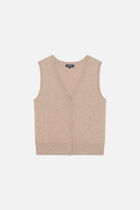 milou cardigan light brown woman