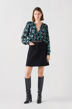 Jupe Jeloise noir femme