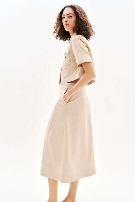 Jupe Johanna taupe femme