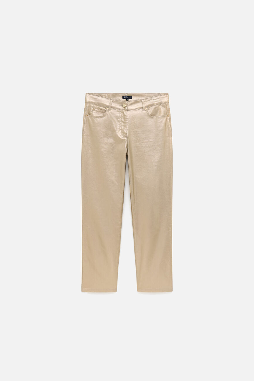Poppy2 trousers gold woman