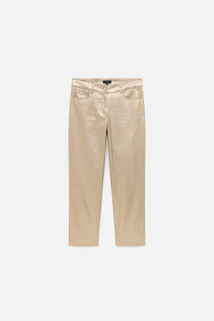 Pantalon Poppy2 couleur or femme