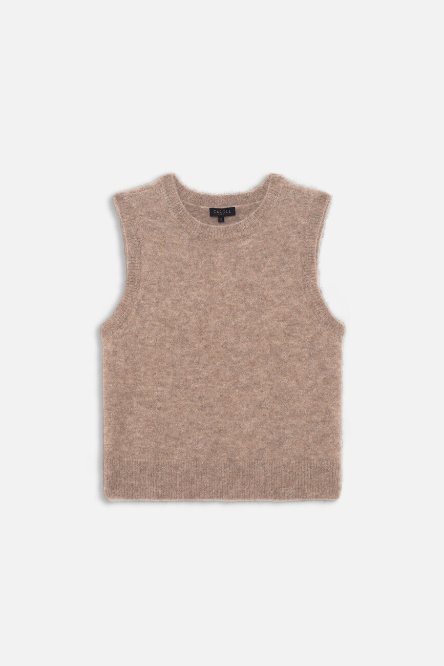 Pull douglas taupe femme