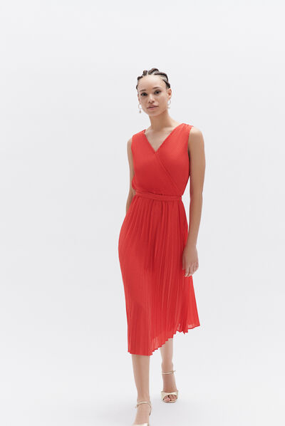 Vestido Mini rojo mujer