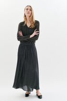 Tgala blouse silver grey woman