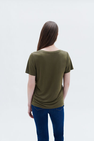 t-shirt taylor vert olive femme
