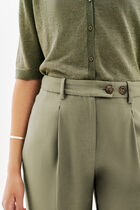 Pvicky trousers khaki green woman