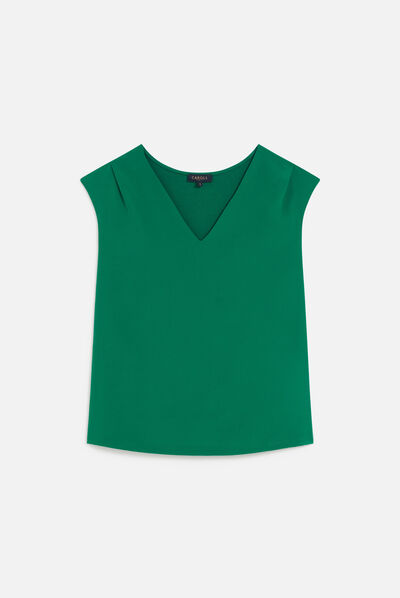 T-shirt tkaren vert menthe femme