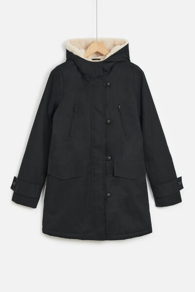 parka electra nero donna
