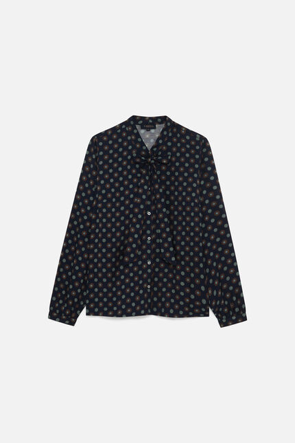 comeo shirt navy blue woman