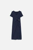 Dress raika navy blue woman