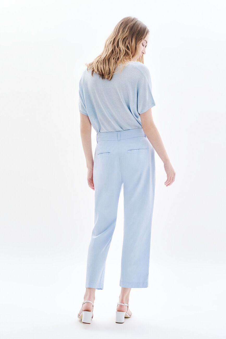 Pantalón Pedalo azul cielo mujer