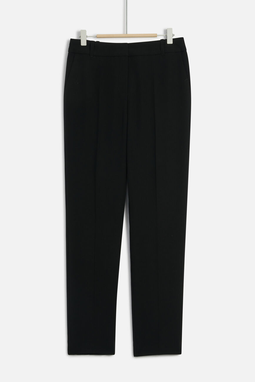 Pantalon pgautier noir femme