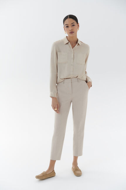 Pantaloni Psidiko2 sabbia donna