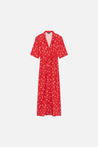 Rtifanny dress red woman
