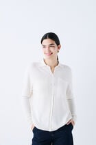 Mpatty sweater made in Italy ivory woman