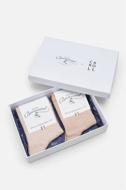 Chaussettes Aimee rose clair femme