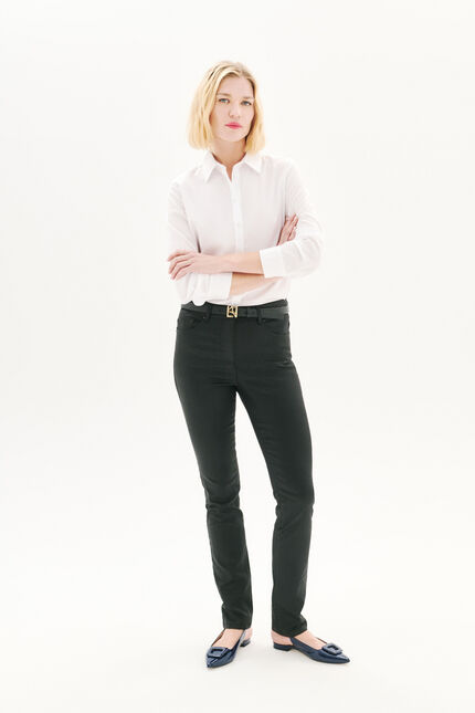 Hochgeschnittene Hose Pbradley schwarz damen