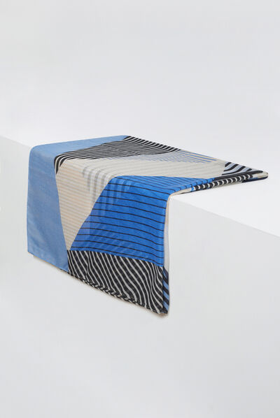 foulard constance bleu ciel femme
