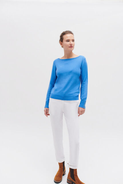 Broek Adelmo wit vrouw