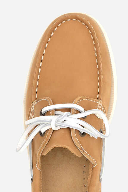 Chaussures Arti en cuir naturel taupe femme