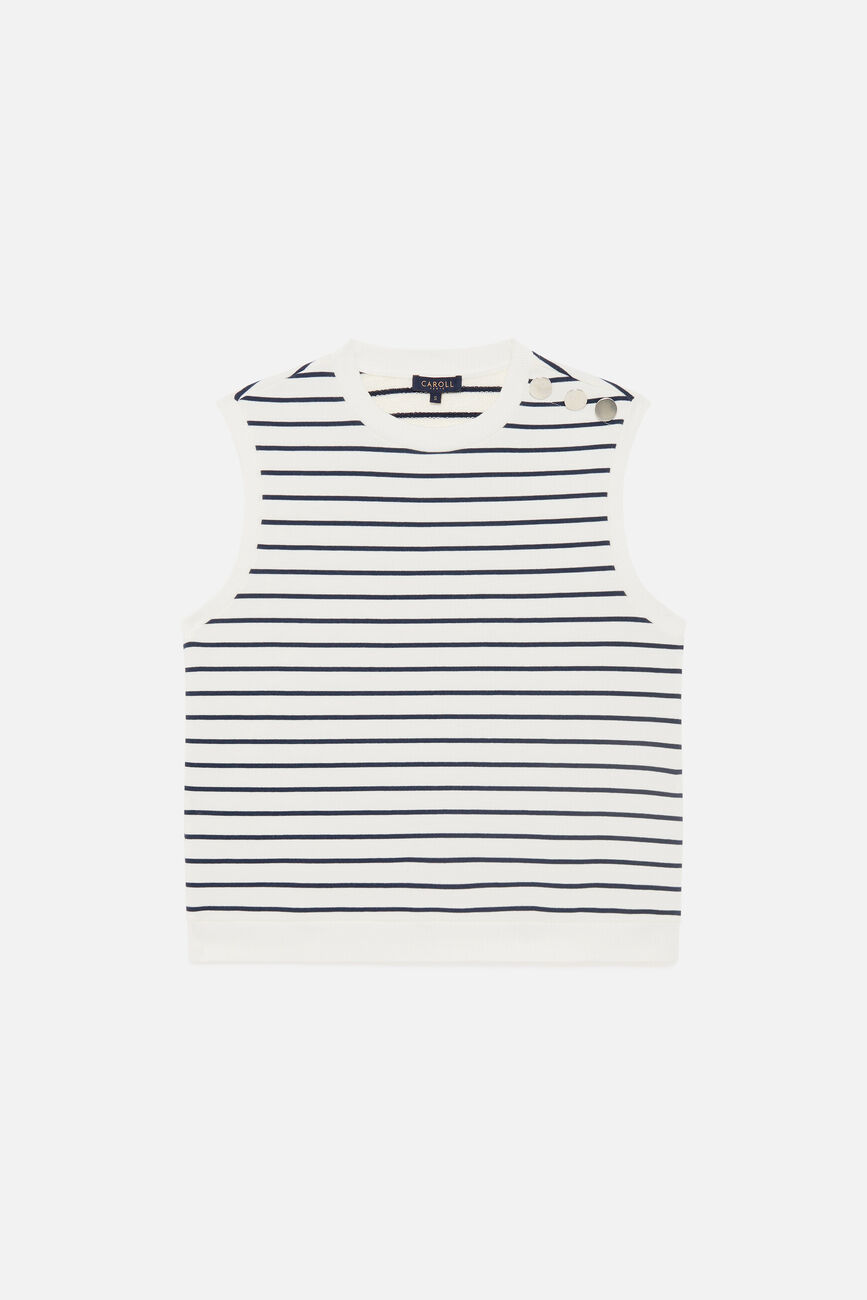 T-shirt tadam ivoire femme