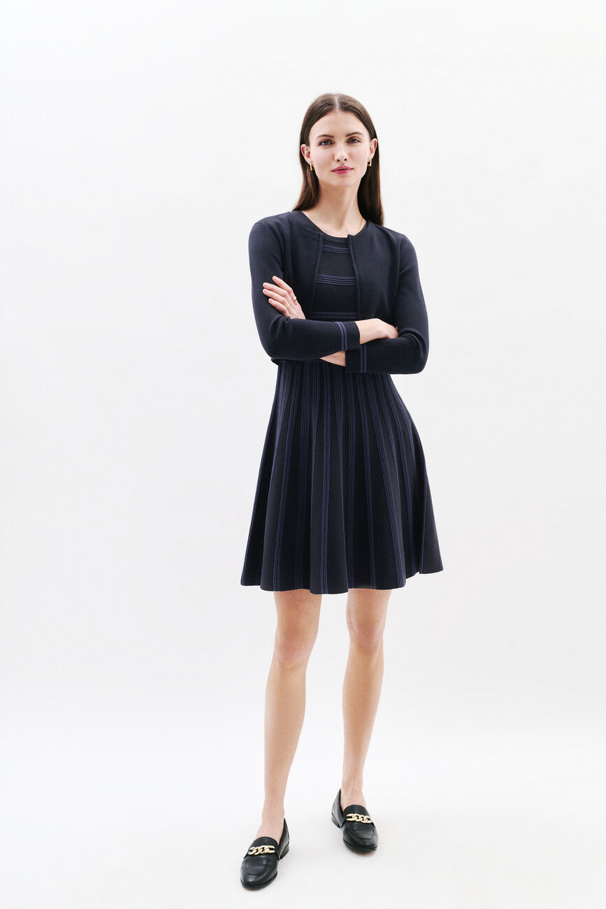 Veste Msoleil bleu marine femme