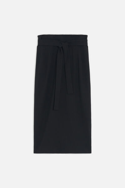 Jupe java noir femme