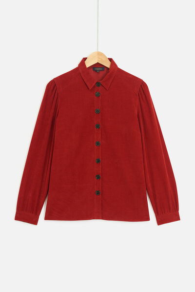 chemisier tokyo rouge femme