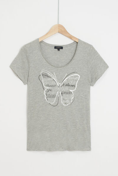 T-shirt Jamelia gris femme