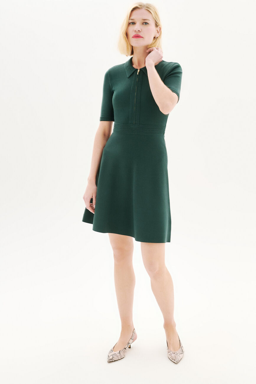 Rmalou dress dark green woman