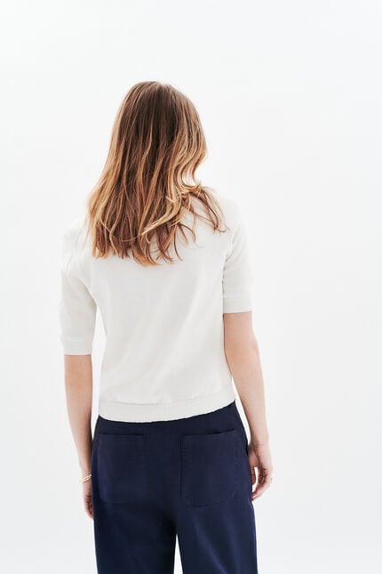 Pull Mirella blanc femme