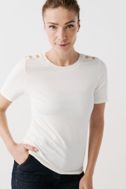 T-shirt tleoni blanc femme