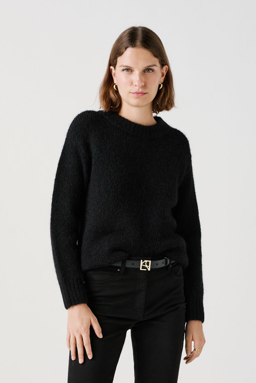 Mdrew sweater black woman