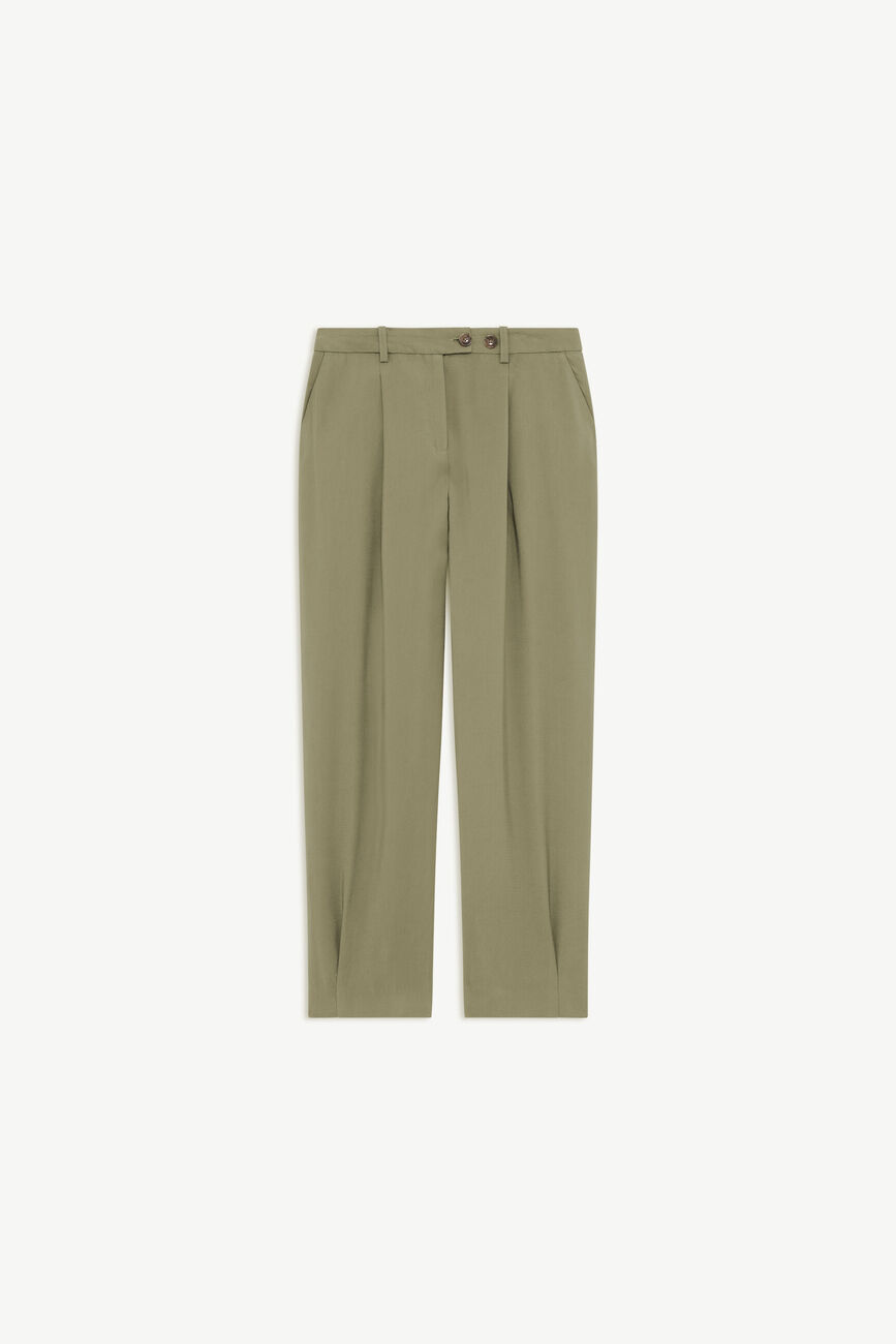 Pantalon Pvicky vert kaki femme