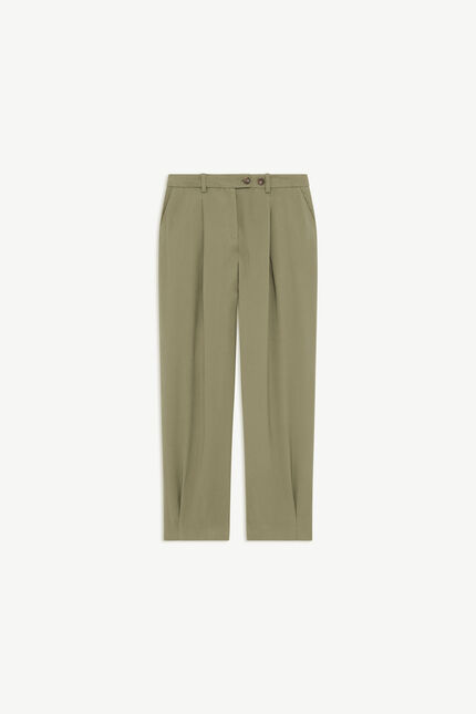 Pantalón Pvicky verde caqui mujer