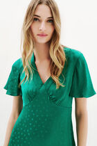 Rosely dress dark green woman