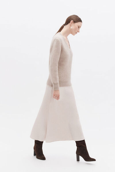 Pull melody marron femme