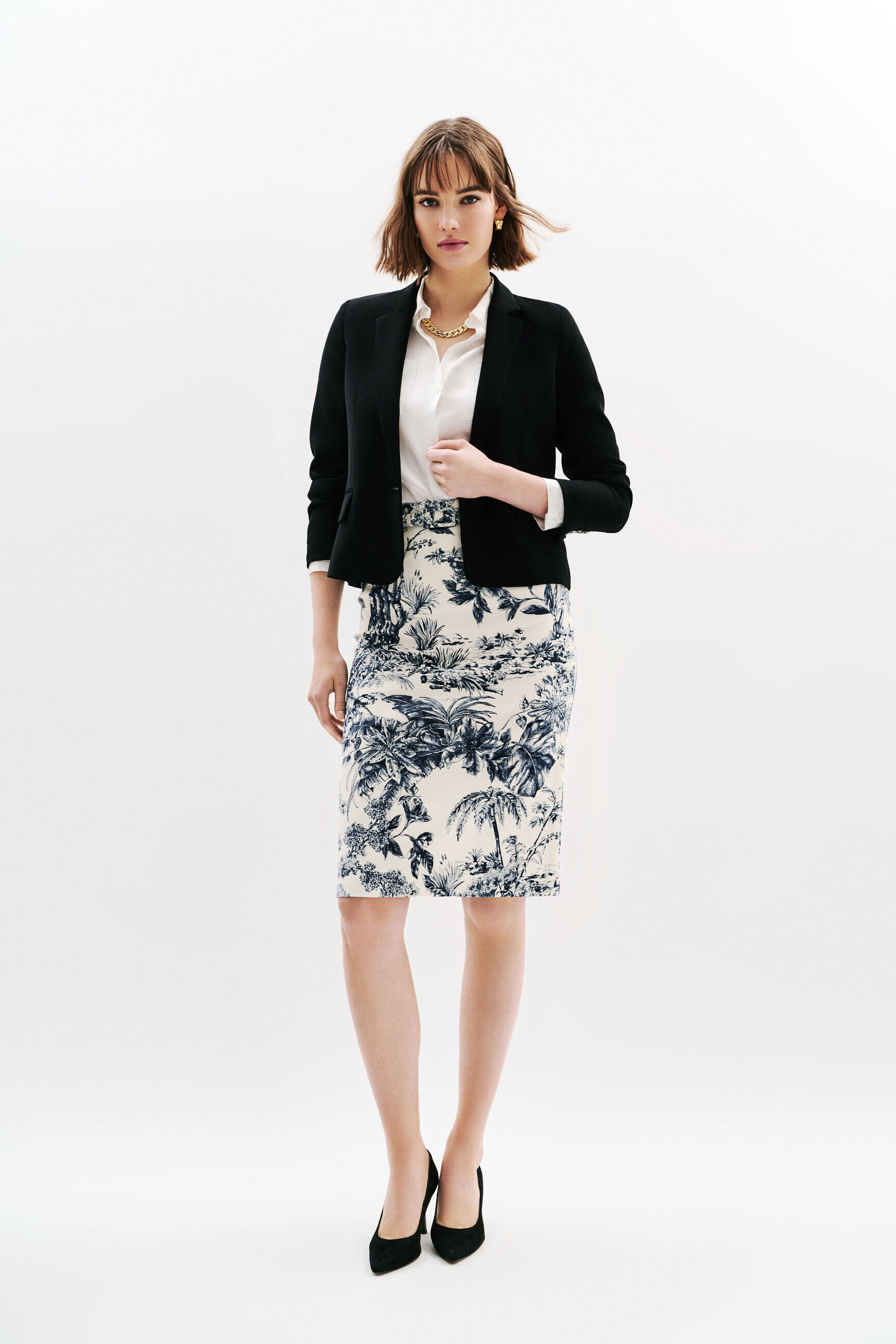Jupe johan bleu marine femme