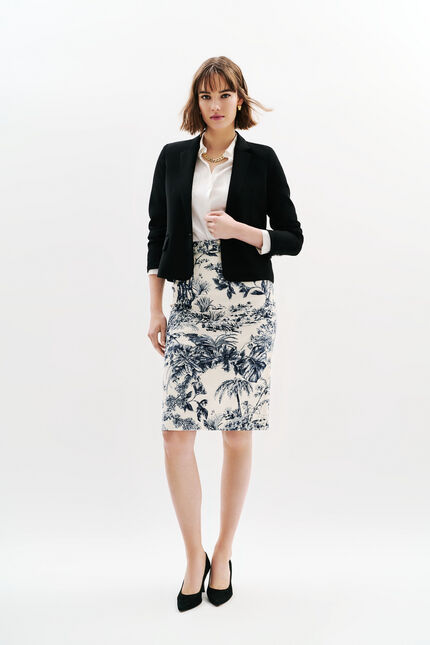 Rok johan marineblauw vrouw