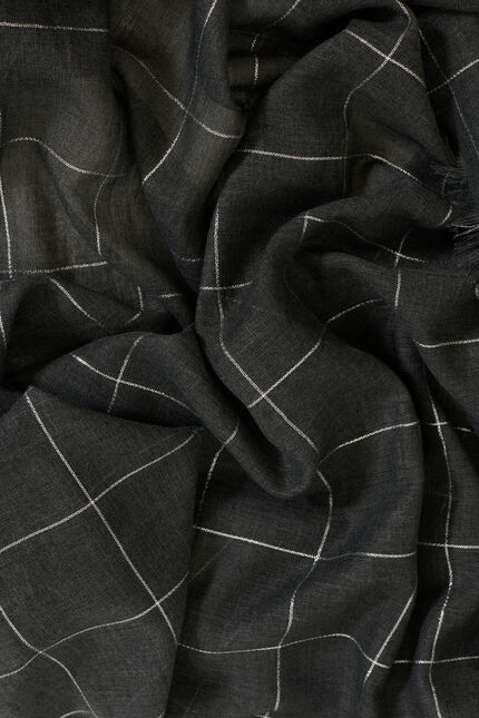 Foulard Dalia gris fonce femme