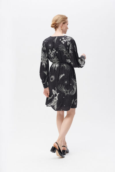 Robe rocha noir femme