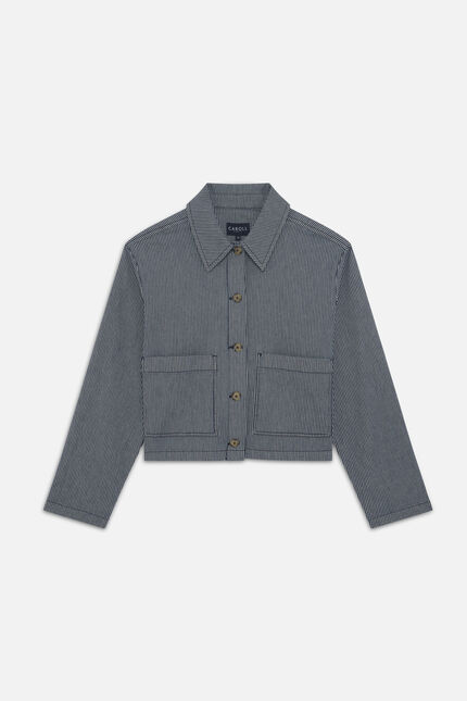 Veste Vignette bleu marine femme