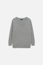 Mleopold sweater made in Italy grey woman