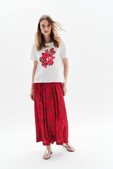 Camiseta Tdalia rosa fucsia mujer