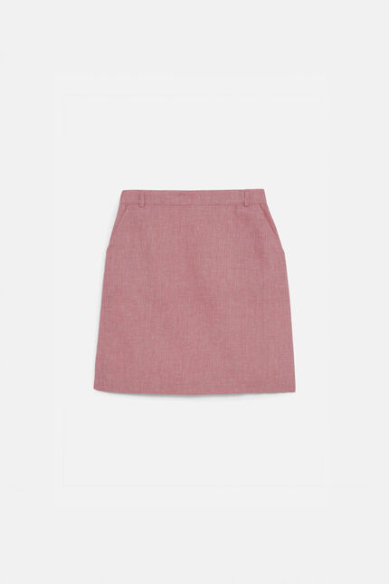 Jupe jalia rouge fonce femme