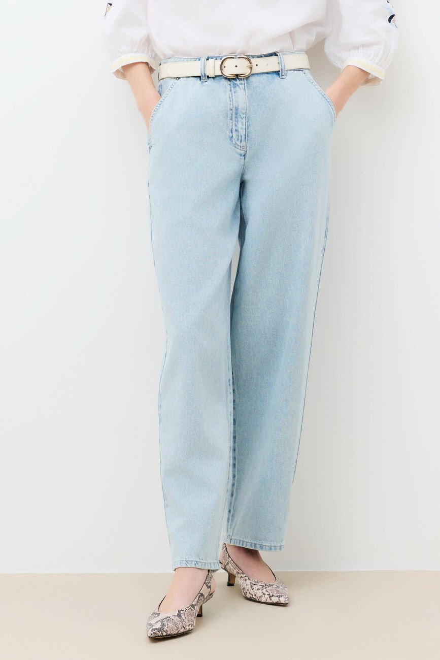 Pantalon Polairodenim denim baby bleu femme