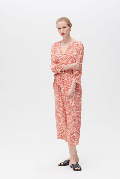 Vestido Rita naranja mujer