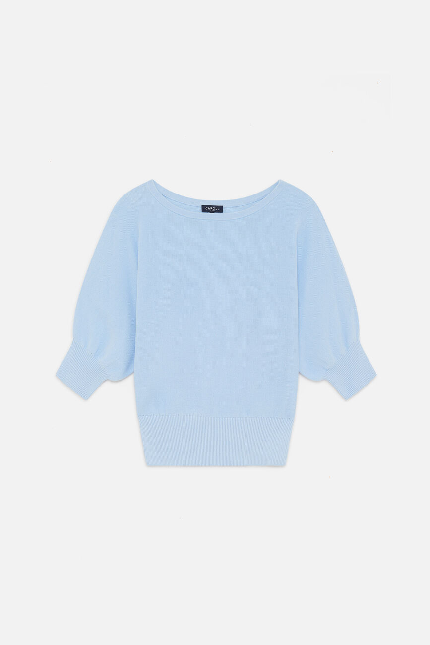Pull joan oversize bleu ciel femme