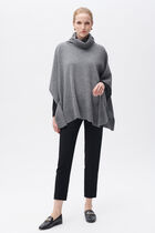 helise poncho grey woman